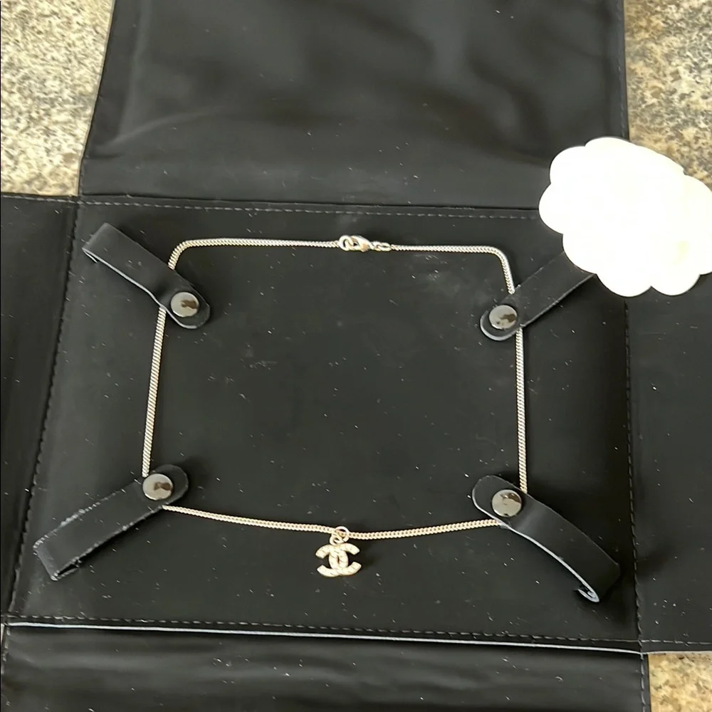 Chanel Crystal Timeless CC Necklace